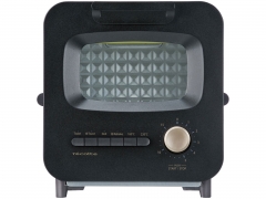 『本体 正面』 スライドラックトースター RSR-2(BK) [ブラック]