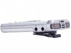 『付属品 スタンドクリップ装着時』 ボイストレック DM-720 SLV [シルバー]