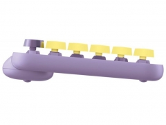 『本体 左側面』 POP KEYS Mechanical Wireless Keyboard K730PL 茶軸 [パープル]